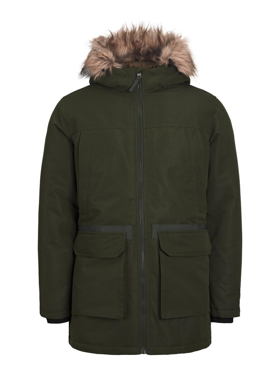

Межсезонное пальто JACK & JONES Between-Seasons Coat JJEWing, оливковый