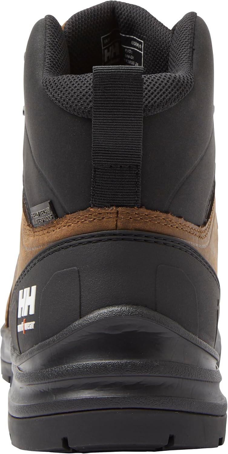 Helly-Hansen Oslo Hiker Mid EH рабочие ботинки - легкие мужские ботинки - рабочая обувь с амортизирующей промежуточной подошвой - нескользящая обувь Helly Hansen, 780 Dark Brown — фото 3