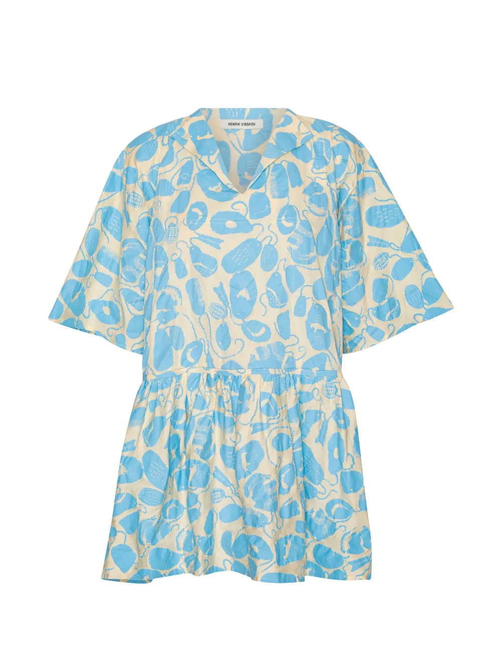 

Топ с V-образным вырезом Preserve Henrik Vibskov, нейтральный