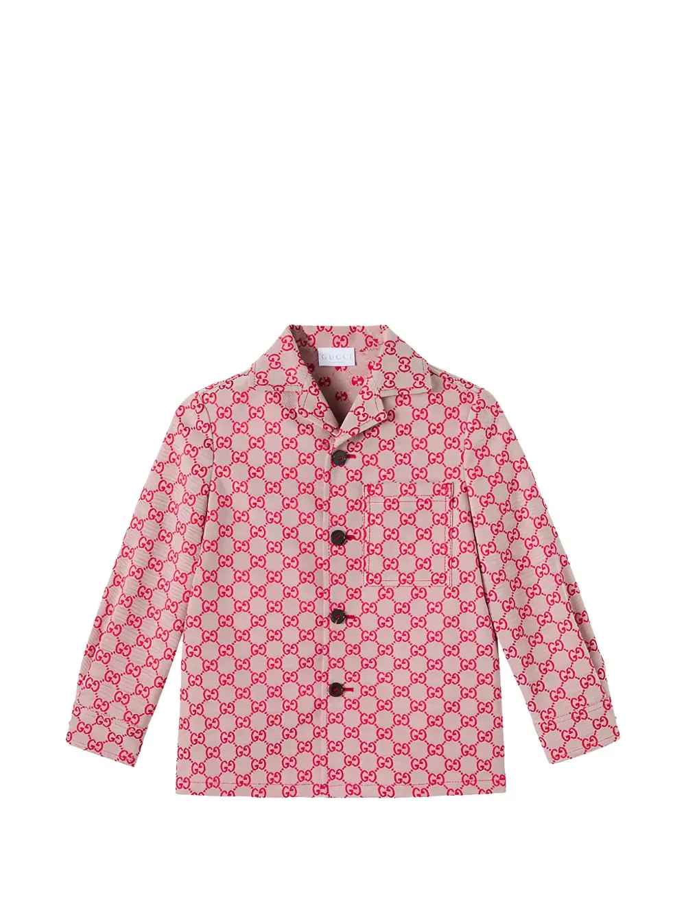 Куртка с монограммой Gg Gucci Kids, нейтральный