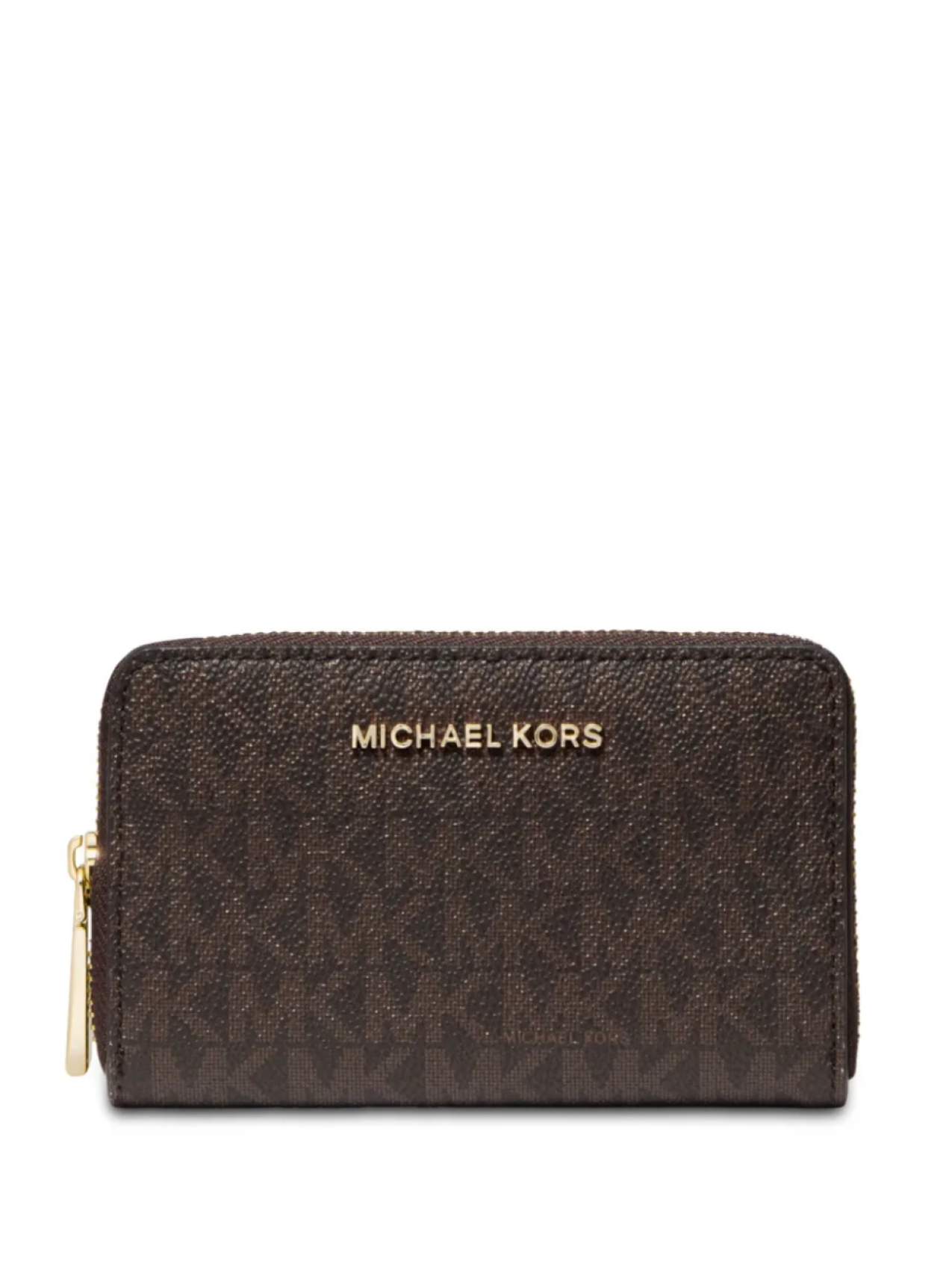 

Кошелек с монограммным узором Michael Michael Kors, коричневый