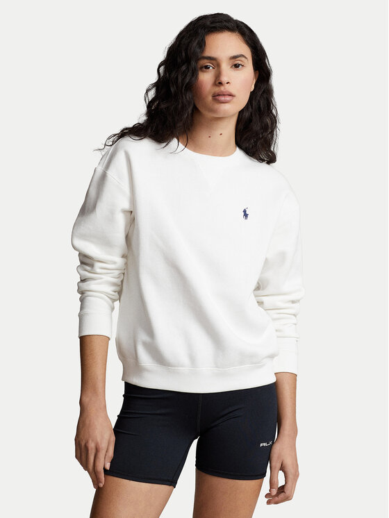 

Свободный крой толстовки 211943006001 Polo Ralph Lauren, белый
