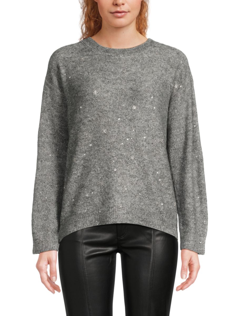 

Украшенный свитер Joseph A, цвет Medium Grey