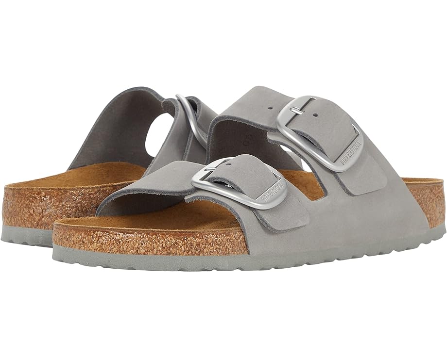 

Сандалии Birkenstock Arizona Big Buckle - Nubuck Leather, цвет Dove Gray Nubuck