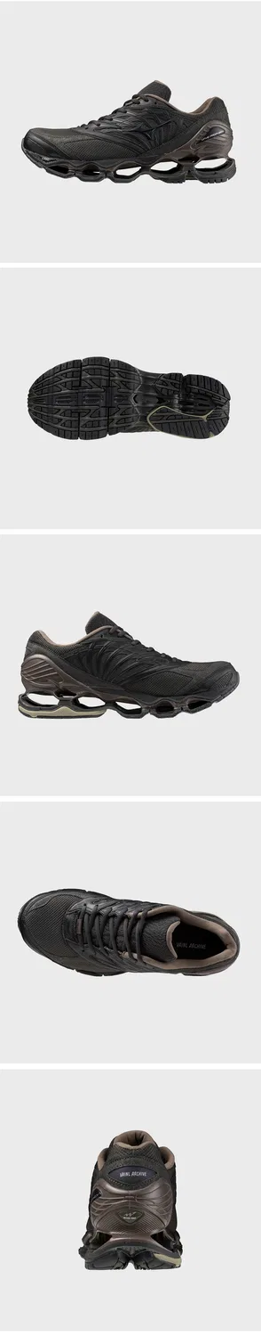 Мужские беговые кроссовки Wave Prophecy LS VA чёрные от Mizuno — фото 2
