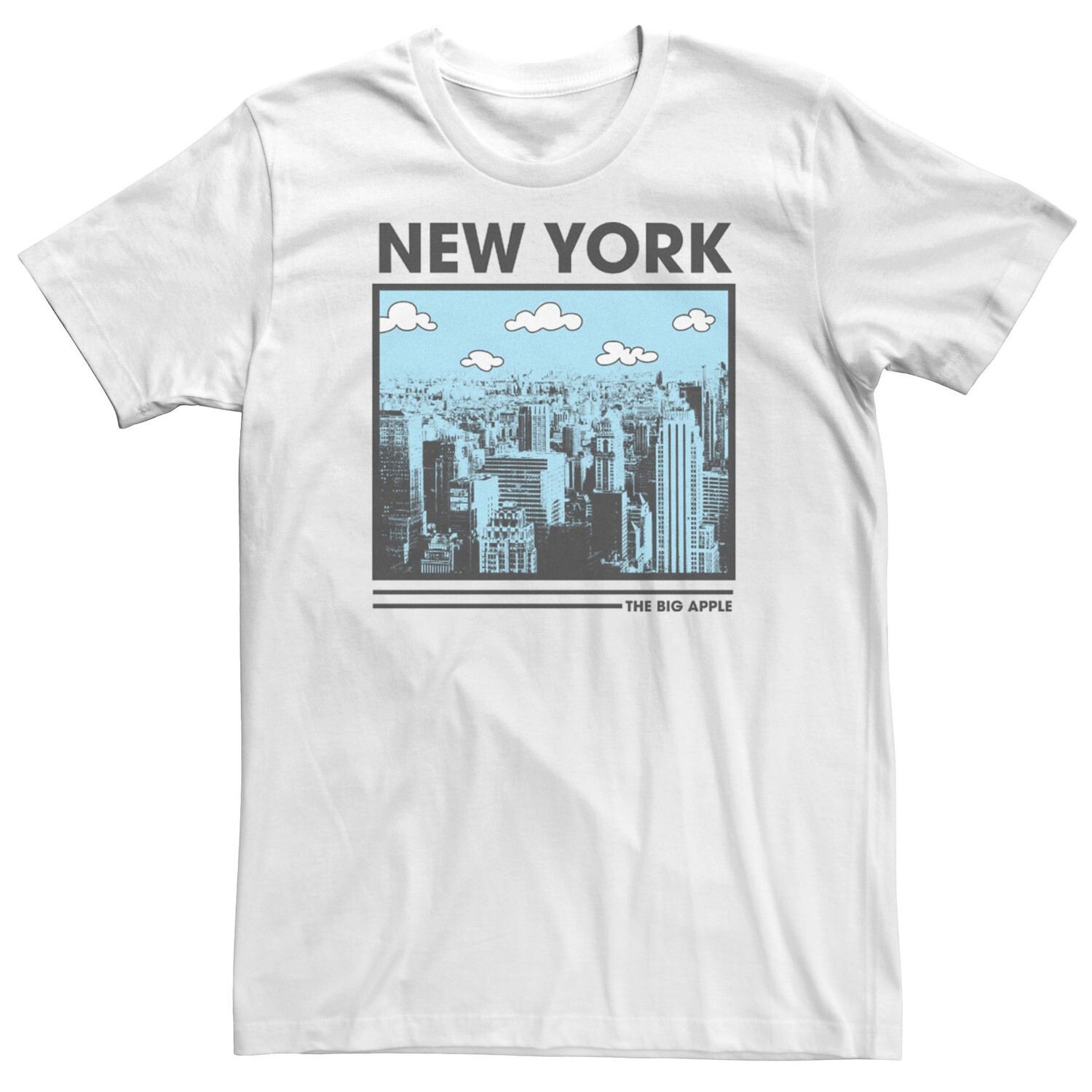 

Мужская футболка New York The Big Apple Skyline Licensed Character
