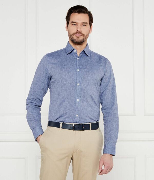 

Рубашка льняная Joop! Jeans Hanson Modern Fit, синий