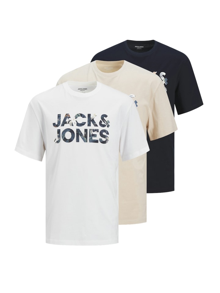 

Футболка Брайан, упаковка из 3 шт., белого цвета Jack & Jones, Белый, Футболка Брайан, упаковка из 3 шт., белого цвета Jack & Jones