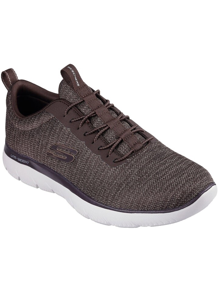 Кроссовки женские Skechers Summits текстильные, коричневый