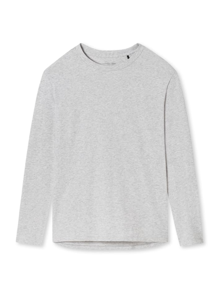 

Schiesser Футболка с длинным рукавом "Mix & Relax" серо-бежевого цвета