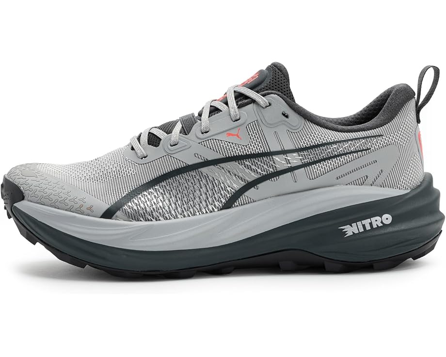 Мужские кроссовки PUMA Voyage Nitro 4 Trail Running, Grey Echo/Red Glamour — фото 4