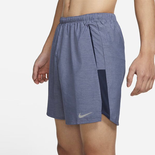 Шорты challenger running quick dry breathable sports shorts obsidian color black Nike, черный — фото 4