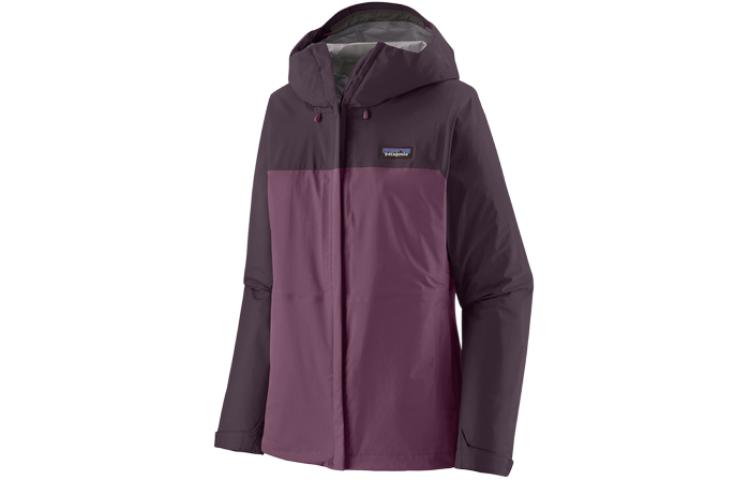 

Patagonia Куртка-бомбер с капюшоном и нашивкой с логотипом, Night Plum/NTPL