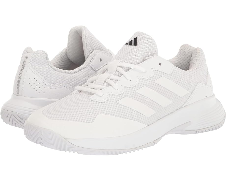 

Кроссовки adidas Game Court 2, цвет Footwear White/Footwear White/Matte Silver