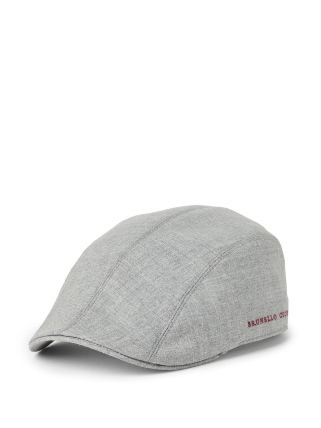 

Плоская кепка Brunello Cucinelli из натуральной шерсти, серый