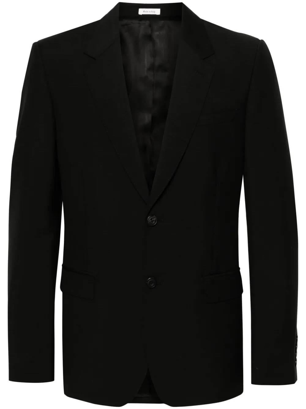 

Однобортный пиджак Alexander McQueen, черный