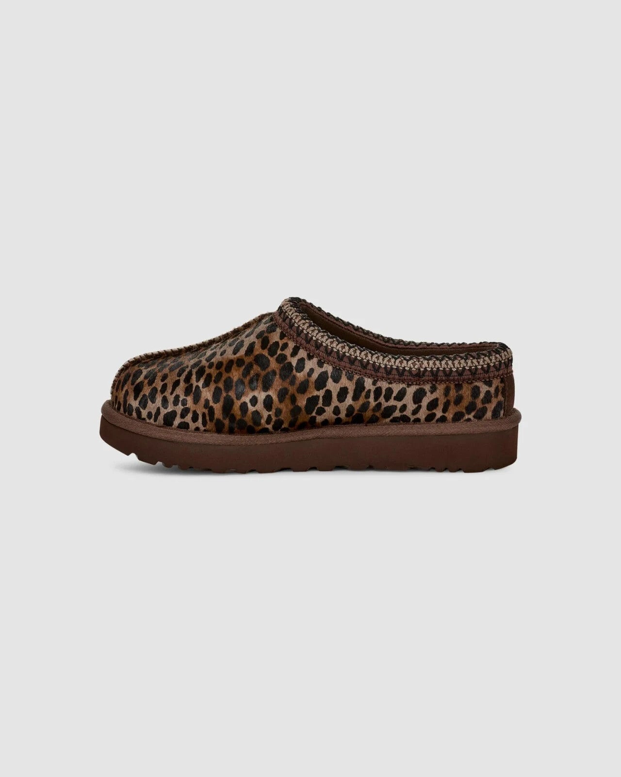 Женские коричневые тапочки с леопардовым принтом UGG Tasman Caspian 1158350-BCDR RHS4695 — фото 3