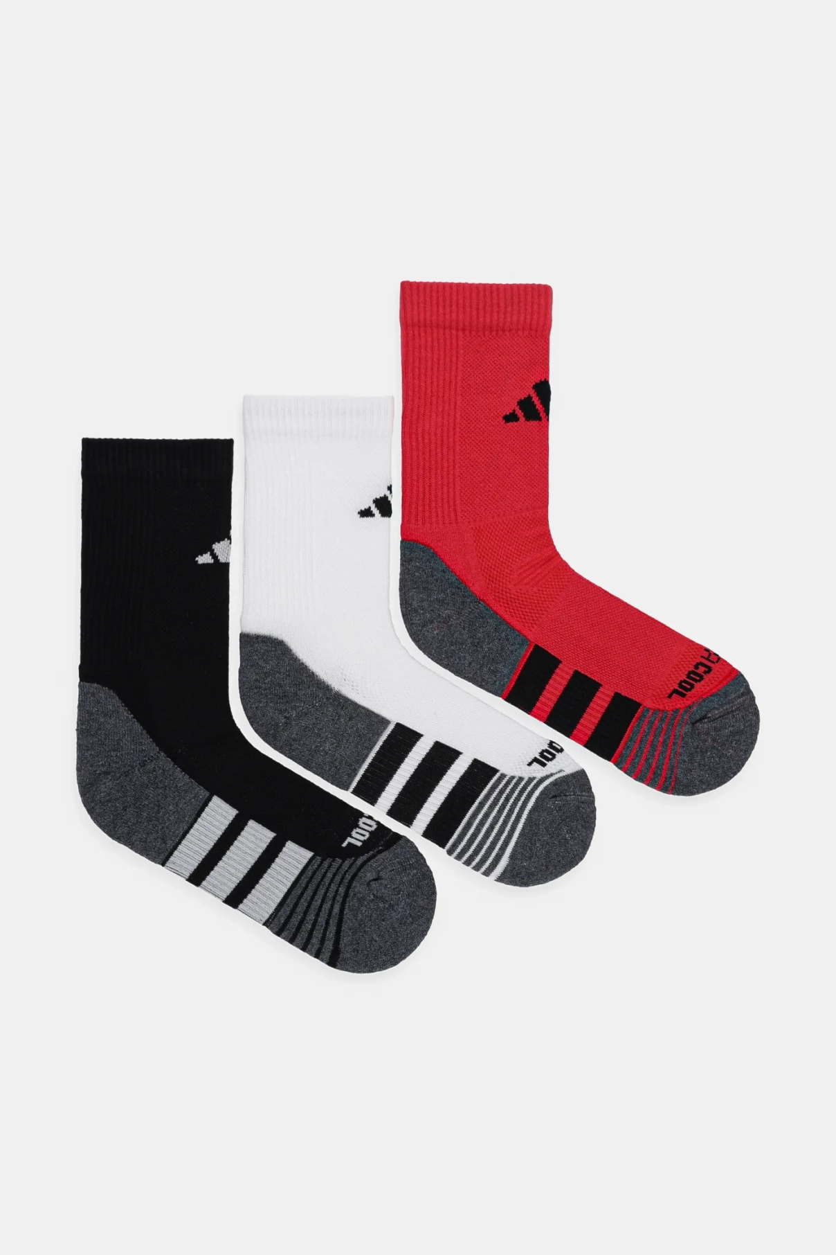 

3 упаковки носков adidas Performance, красный