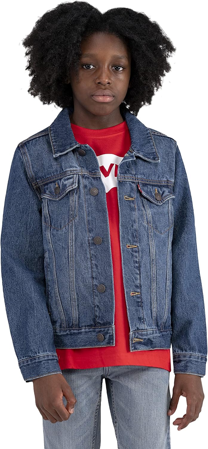 Джинсовая куртка дальнобойщика Levi's для мальчиков, Bristol — фото 3