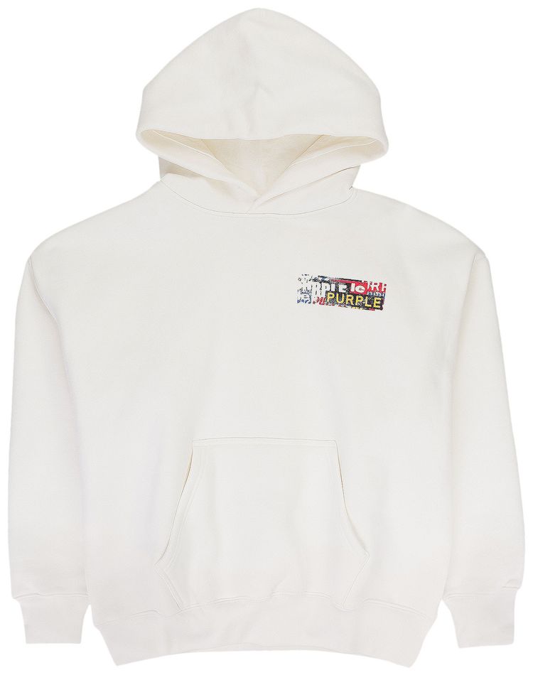 

Худи PURPLE BRAND HWT Fleece Pullover Hoodie 'Off White', кремовый
