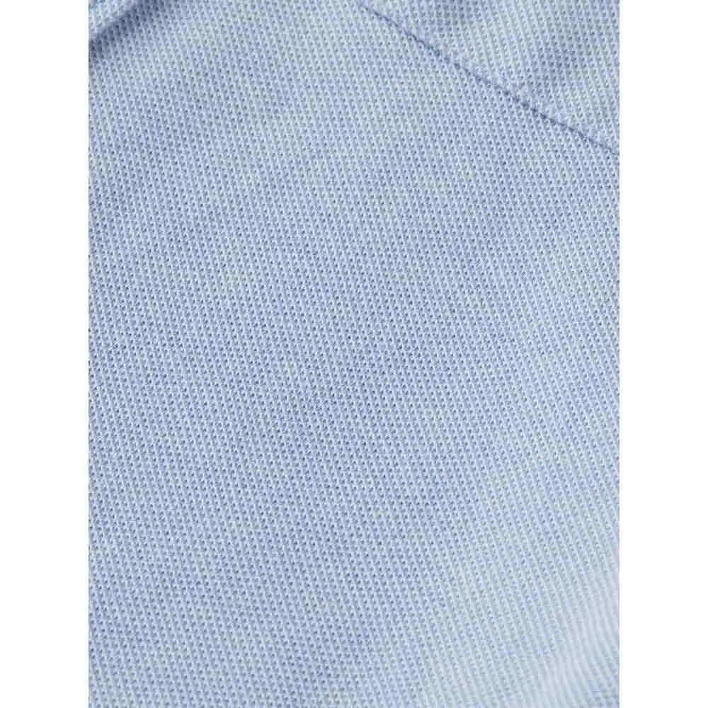 Рубашка с длинными рукавами Scotch & Soda, стандартного кроя, двухцветное пике, синий — фото 3