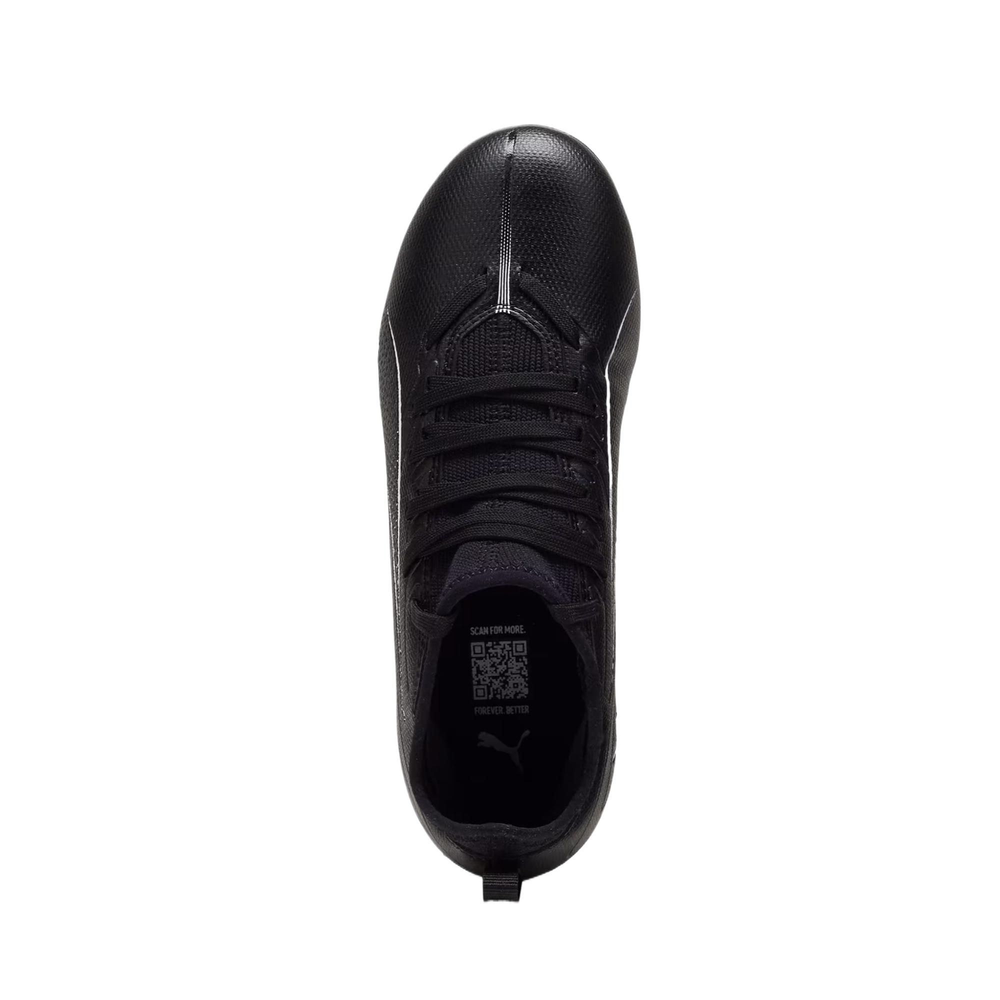 PUMA Ультра 5 матч устойчивые к истиранию низкие детские футбольные бутсы black kids — фото 4