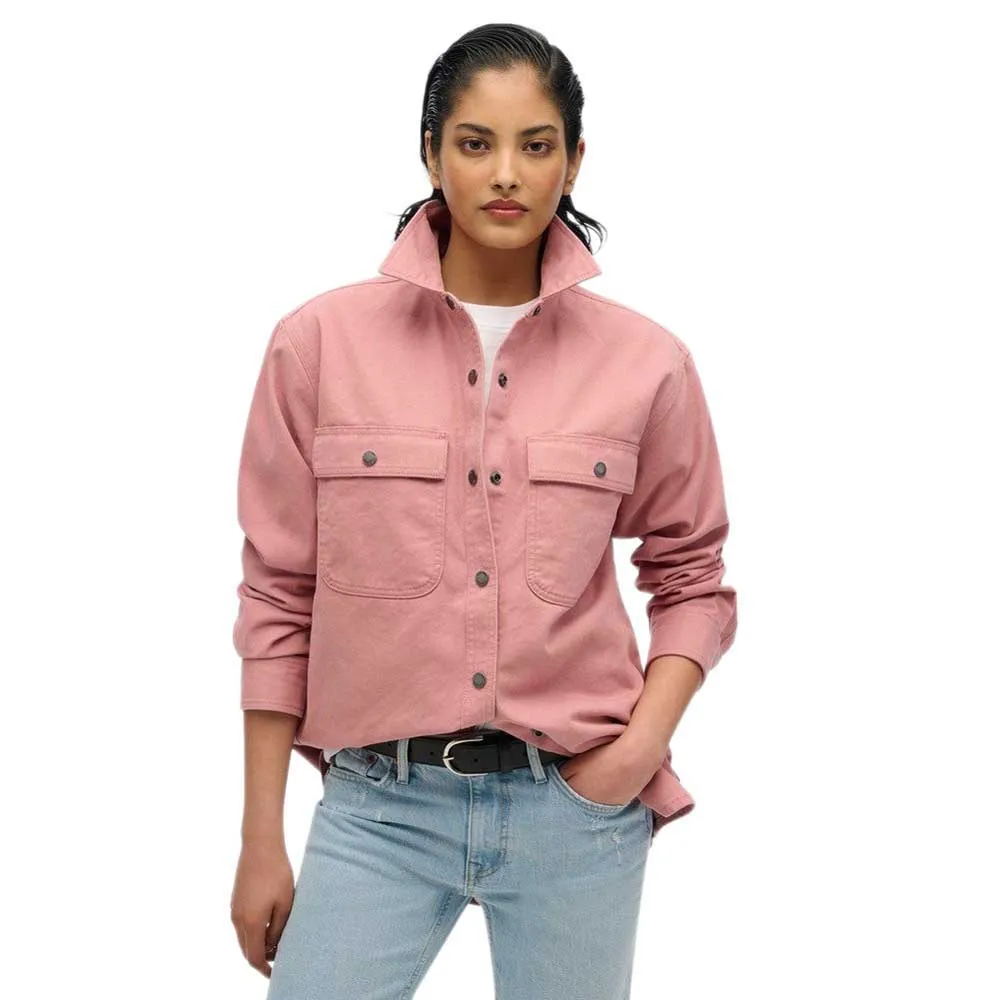 

Верхняя рубашка Superdry Workwear, розовый