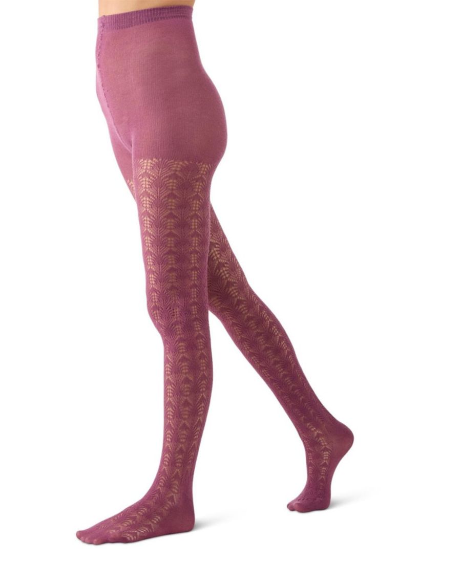 

Женские фактурные хлопковые колготки с вывернутым крючком, модель MTF08952 MeMoi, Tulipwood