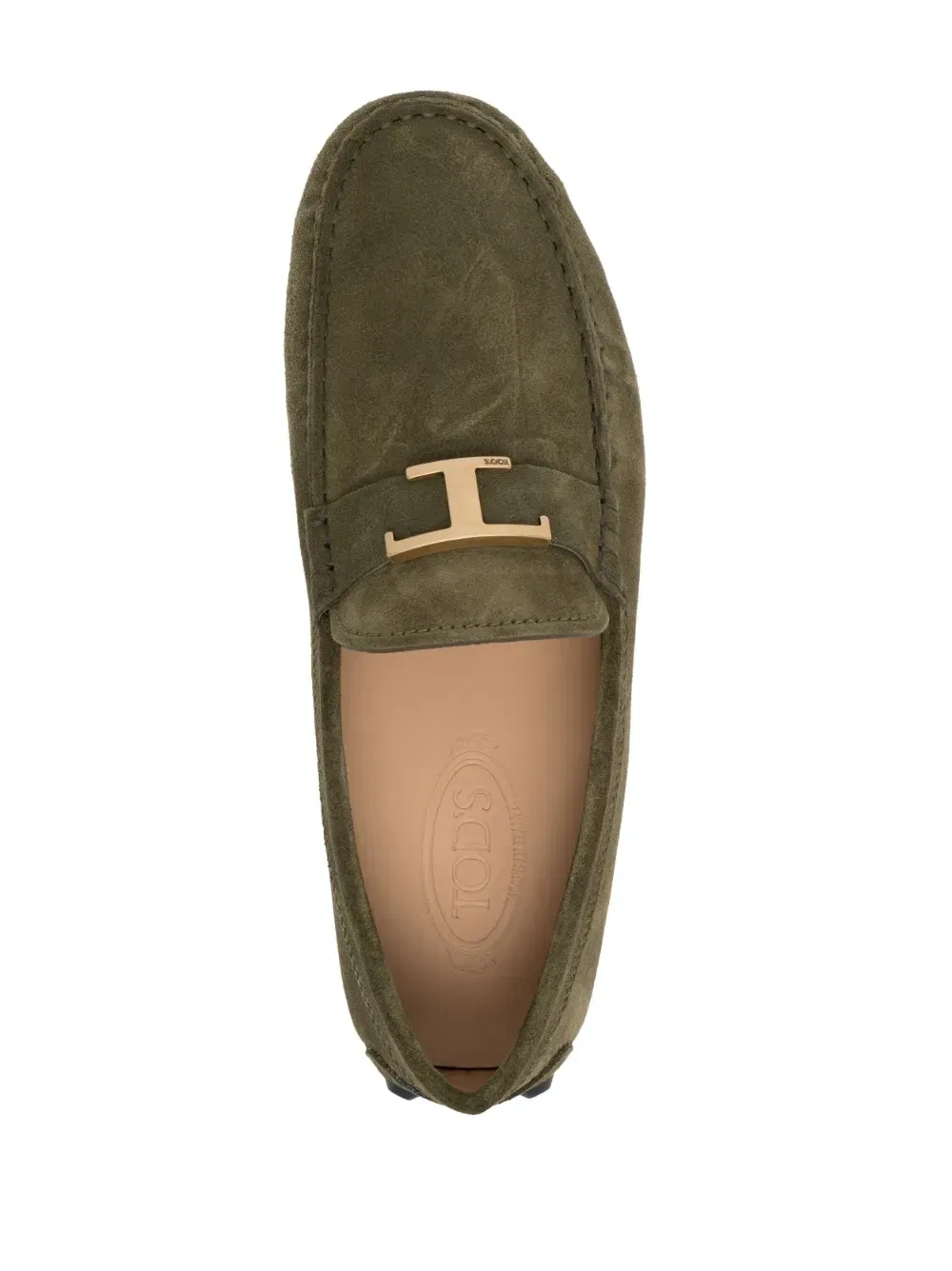 Лоферы Gommino Tod'S, зеленый — фото 4