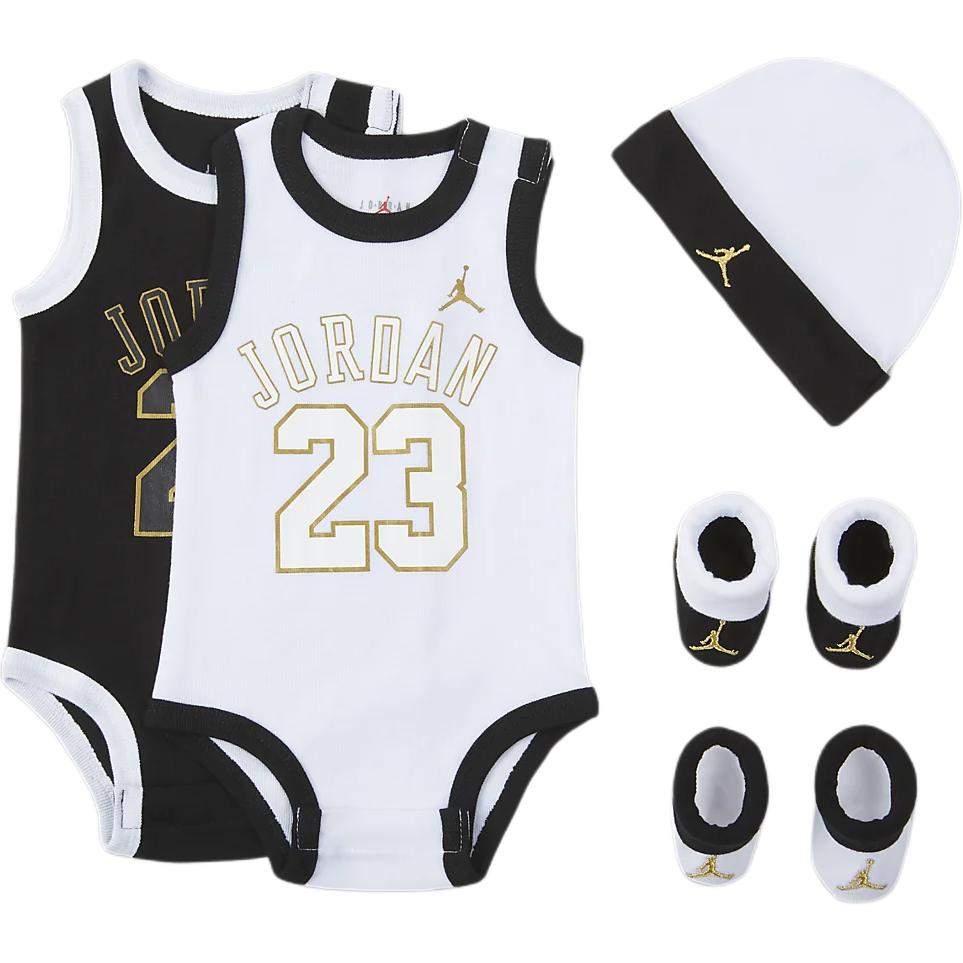

Подарочный набор для малышей Jordan, gift box set (черный/золотой)