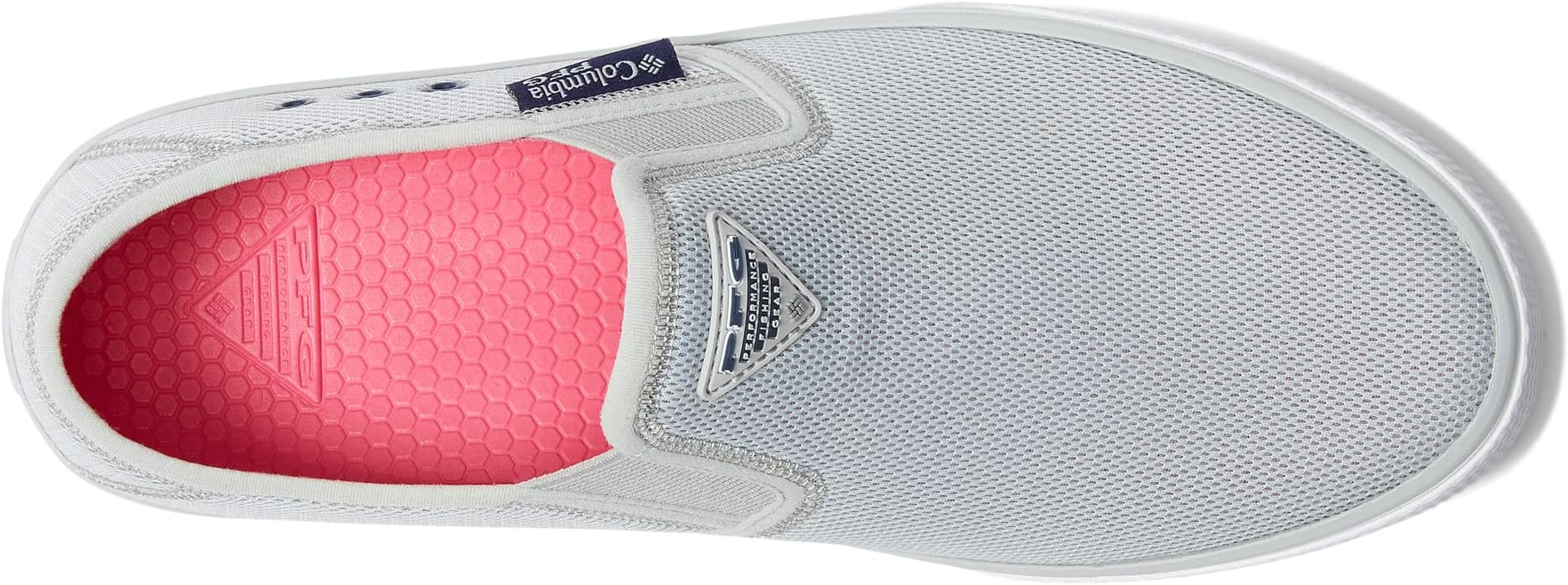 Кроссовки Columbia Slackwater Breeze Slip PFG, цвет Cool Grey/White — фото 2
