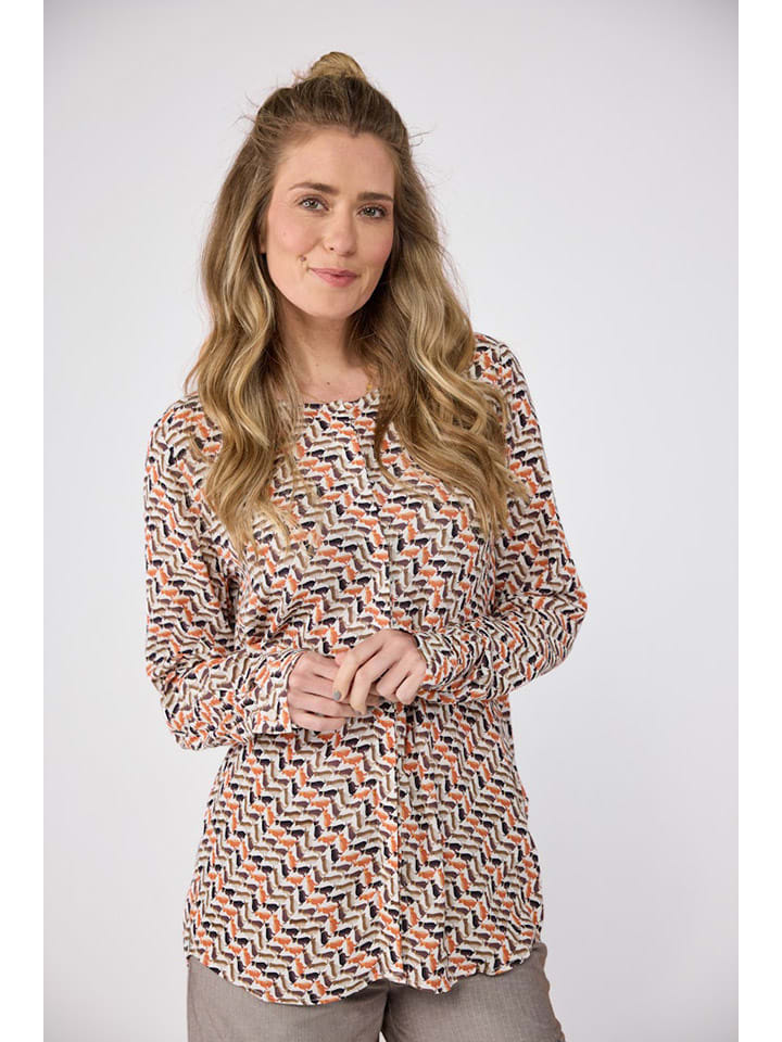 

LIEBLINGSSTÜCK Блузка "Руми" в серо-оранжевом цвете
