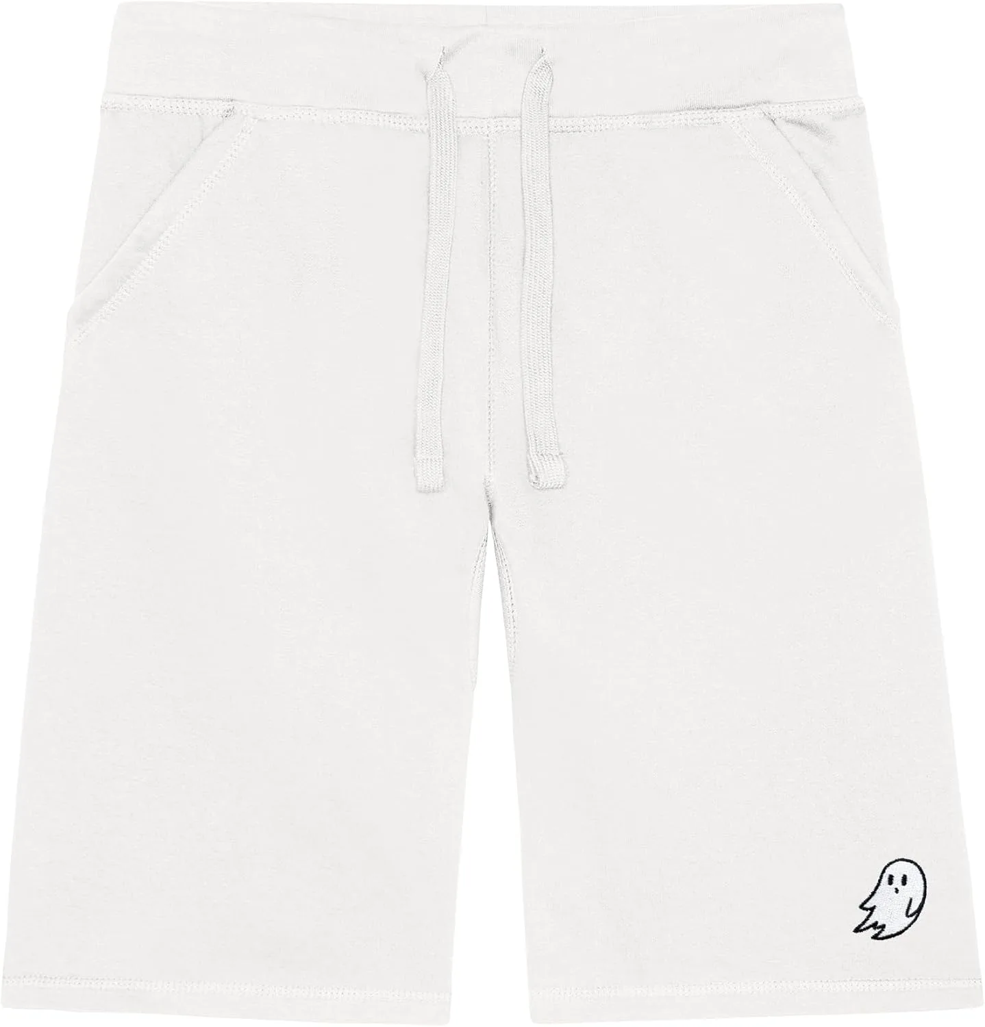 

Мужские шорты DALIX Ghost с вышивкой, мягкий флис, свободный крой