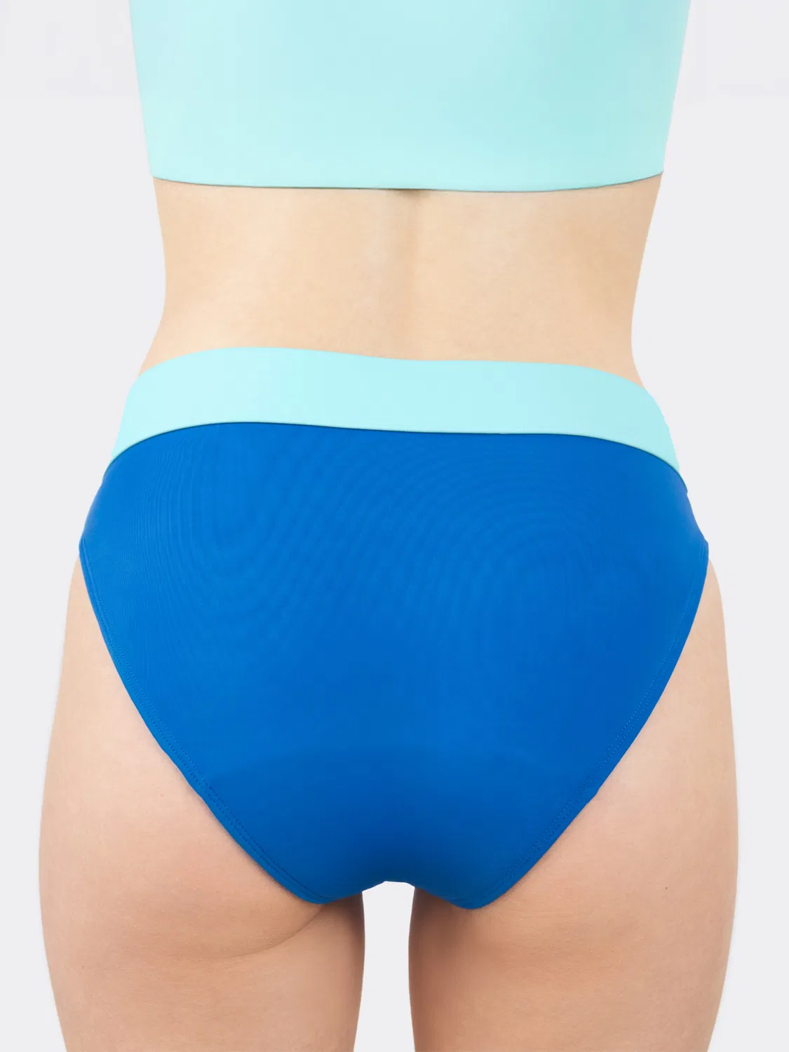 Mylily Bikini Teens Perioden Bikini Hose Low Waist mit Bund | Blau в синем цвете — фото 2