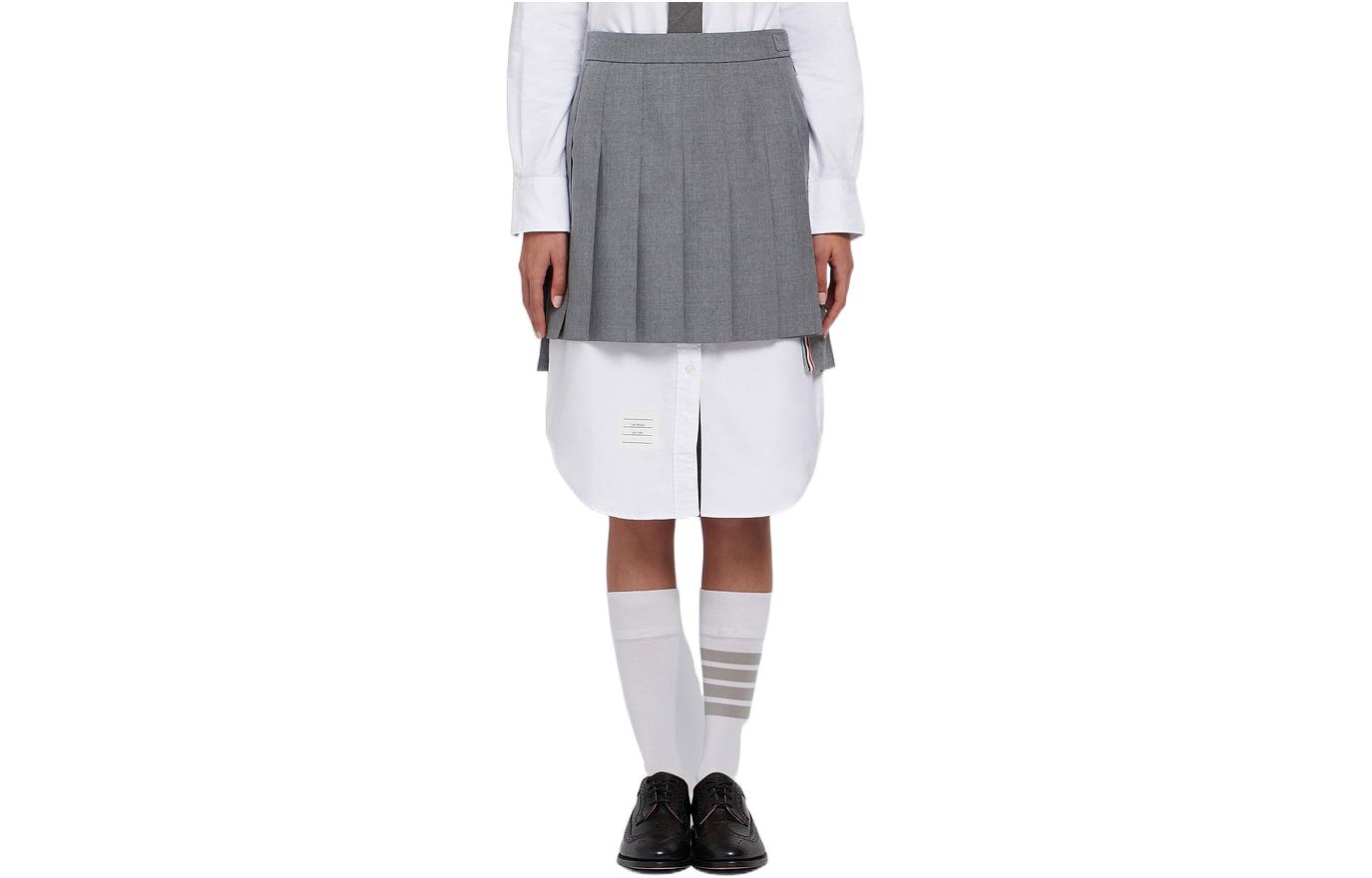 

22 Юбка женская серая THOM BROWNE
