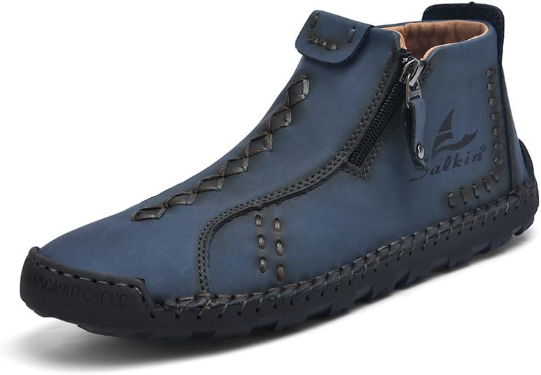 

Мужские туфли из натуральной кожи Swzec, синий