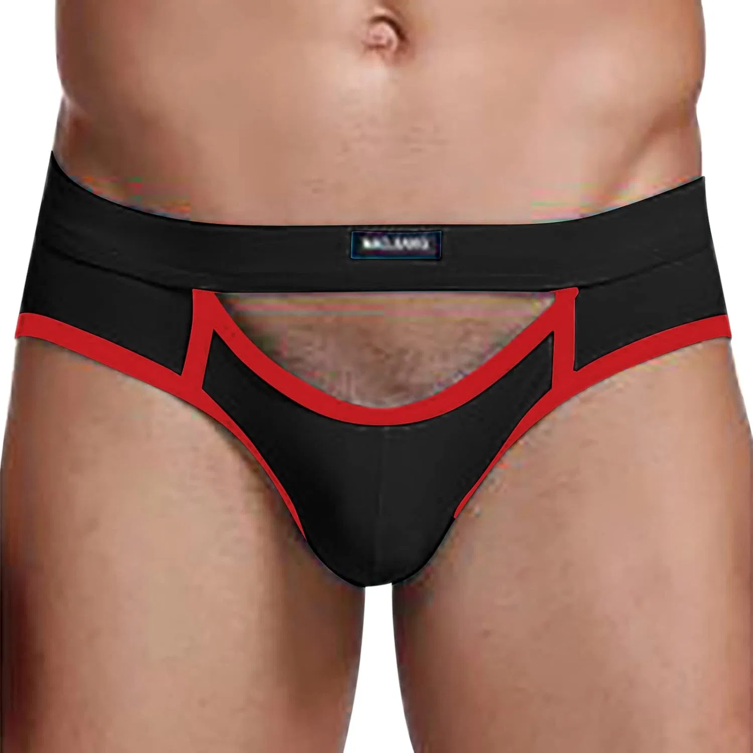 Трусы брифы Men's Underwear с утяжкой, Black — фото 2