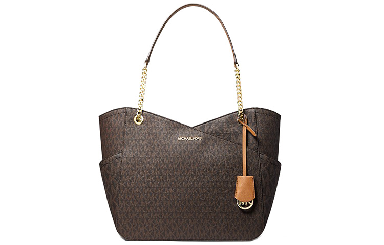 

MICHAEL KORS Сумка-шоппер Jet Set Canvas, сумка-шоппер, женская, цвет «желудь», коричневая