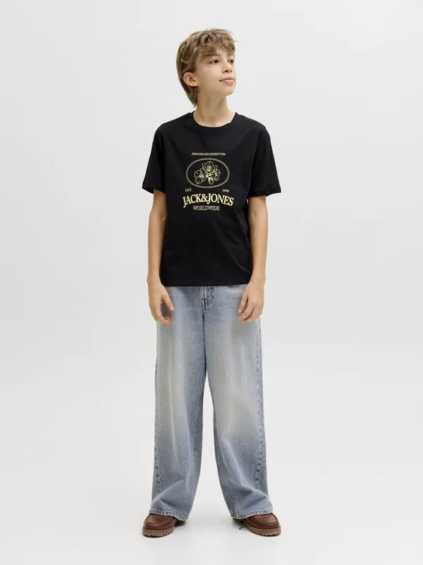 Джинсы свободного кроя jjidave jjcooper st 582 Jack & Jones Junior, Blue Denim — фото 2