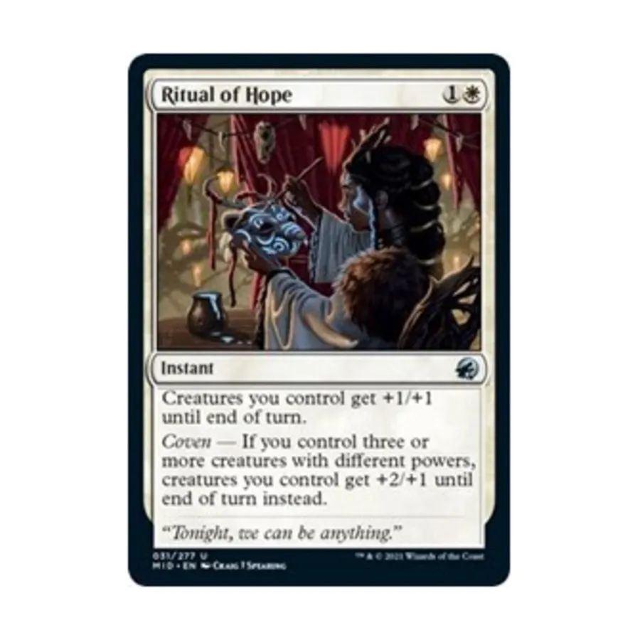 

CCG Ритуал надежды (U), MTG - Innistrad - Midnight Hunt