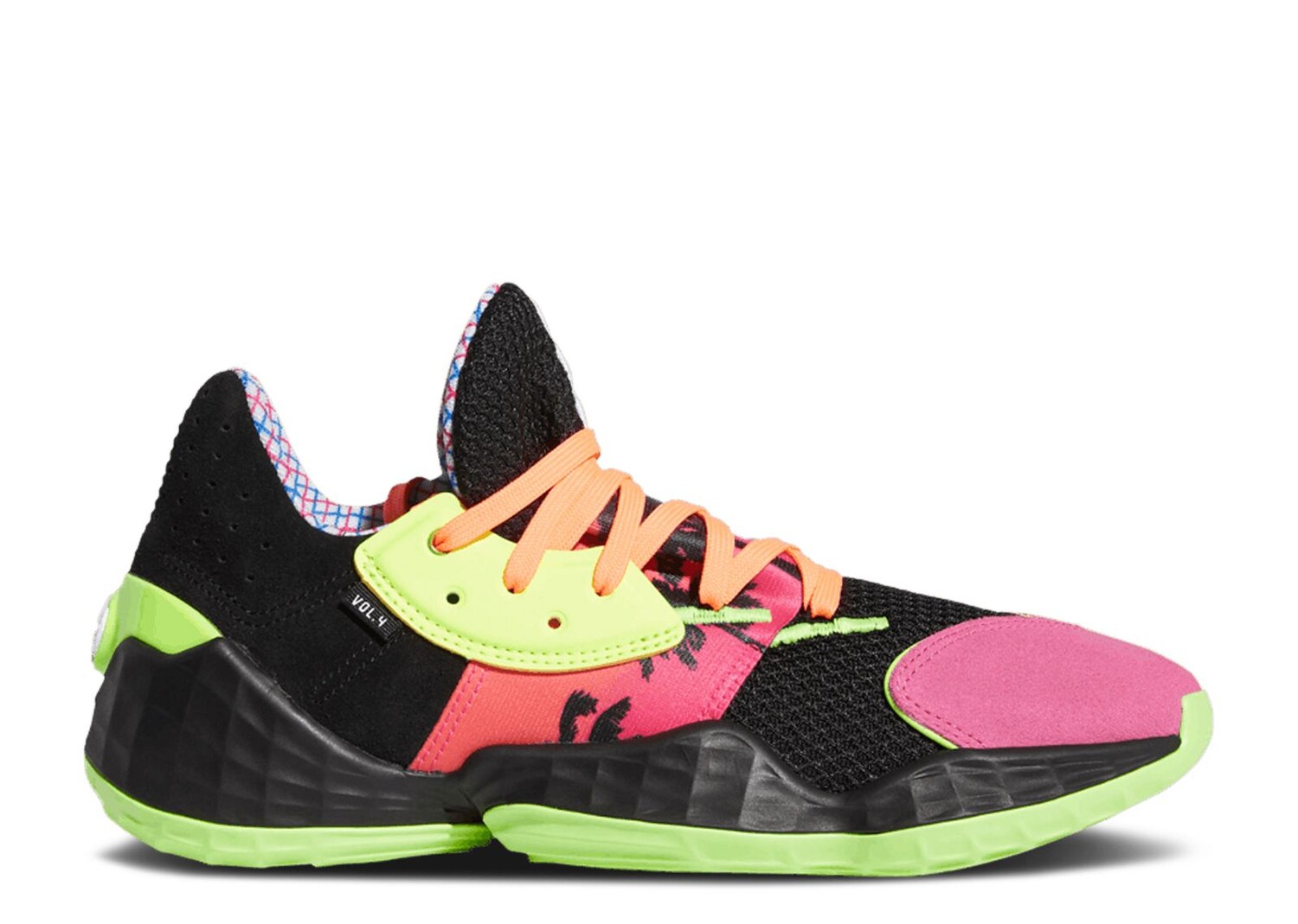 

Кроссовки Adidas Harden Vol. 4, черный/мультиколор