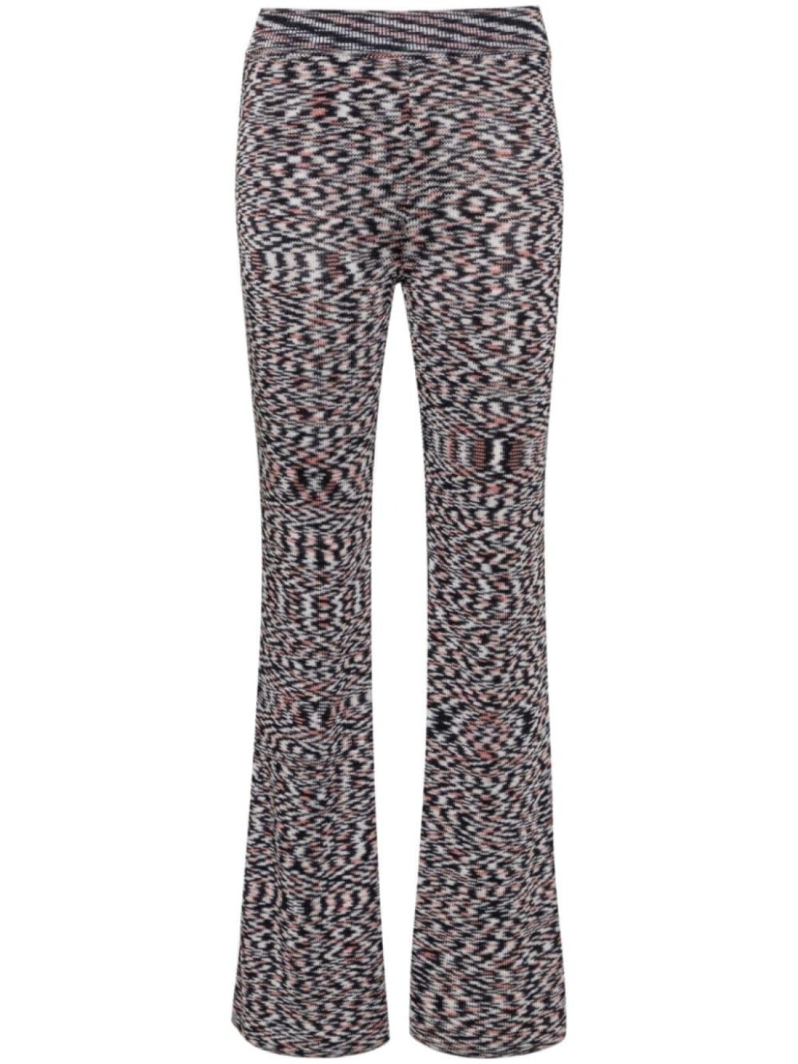 

Missoni расклешенные брюки с завышенной талией, синий