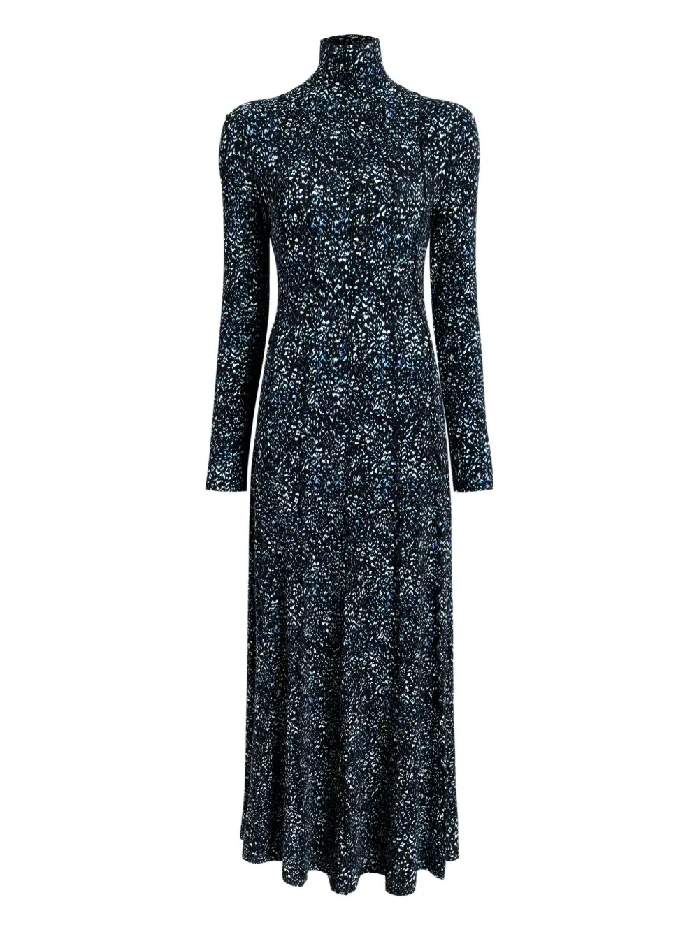 

Платье макси Mabel с высоким воротником и оборками Proenza Schouler White Label, синий