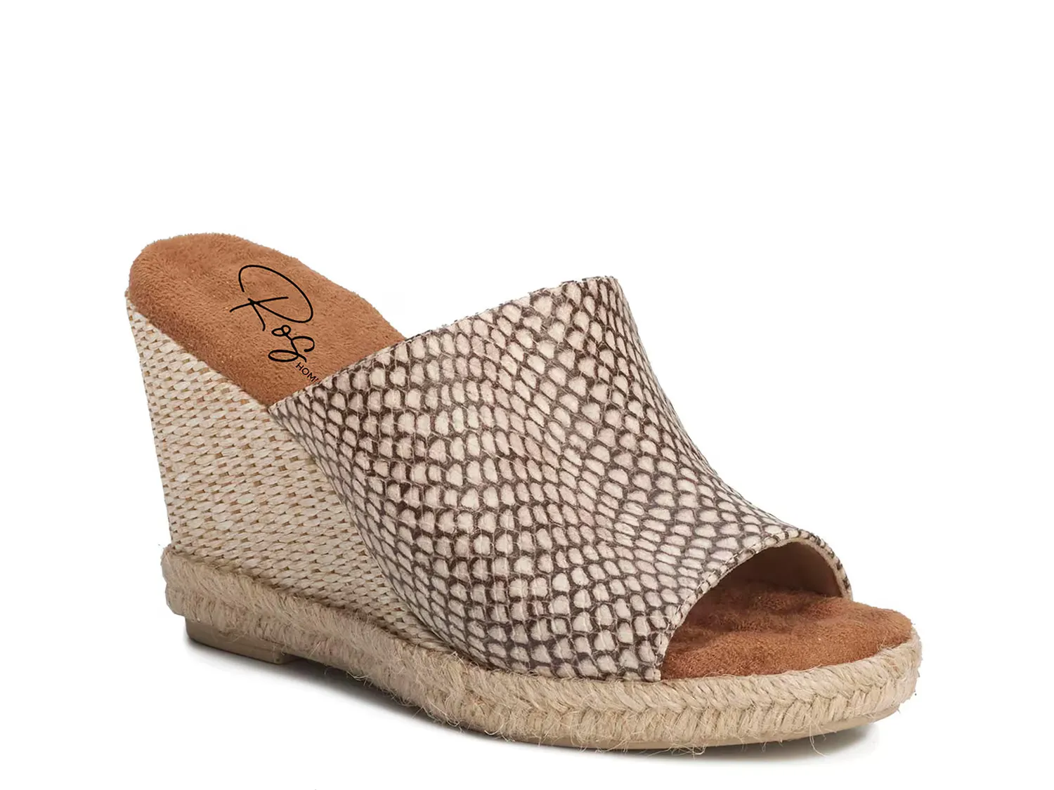 

Сандалии Kinsley Espadrille Wedge Sandal Ros Hommerson, цвет rocciasnakeprint