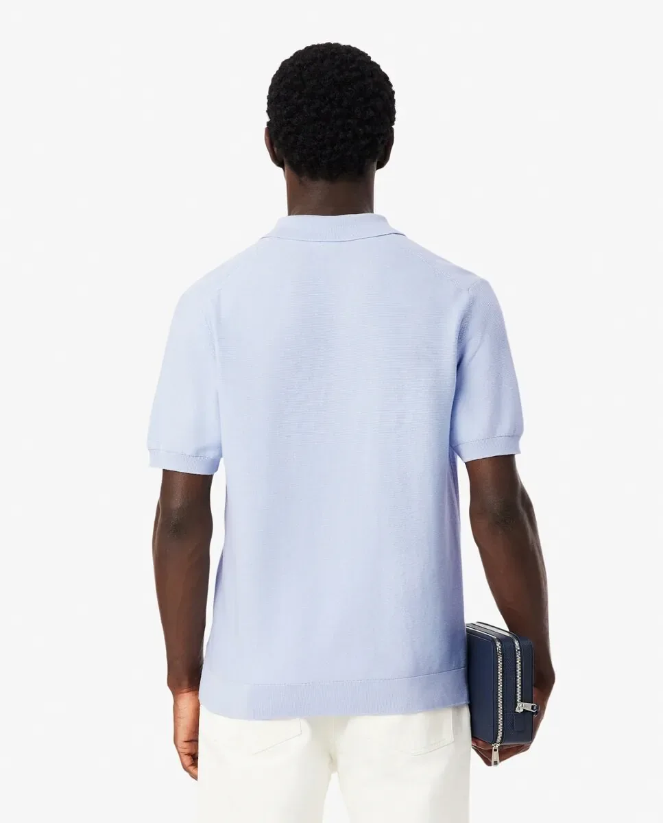 Мужская футболка с коротким рукавом Lacoste, светло-голубой — фото 2