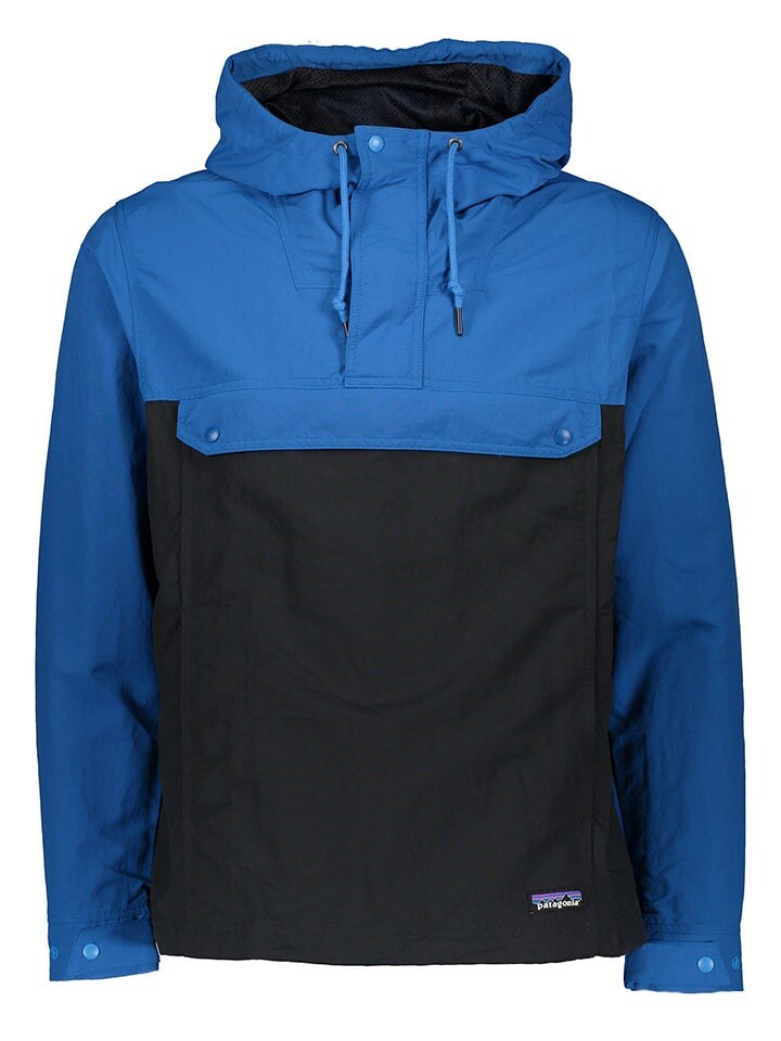 

Дождевик Patagonia Windbreaker, цвет Schwarz/Blau