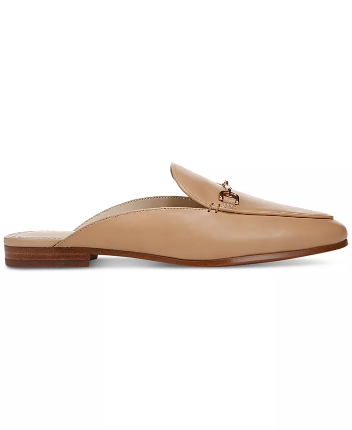 Женские кожаные повседневные мюли Tailored Sam Edelman, коричневый/бежевый — фото 2
