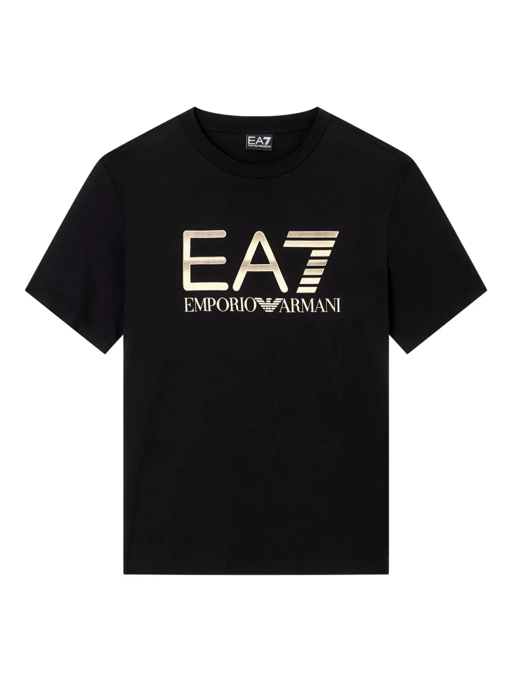 

Футболка с логотипом Ea7 Emporio Armani, черный