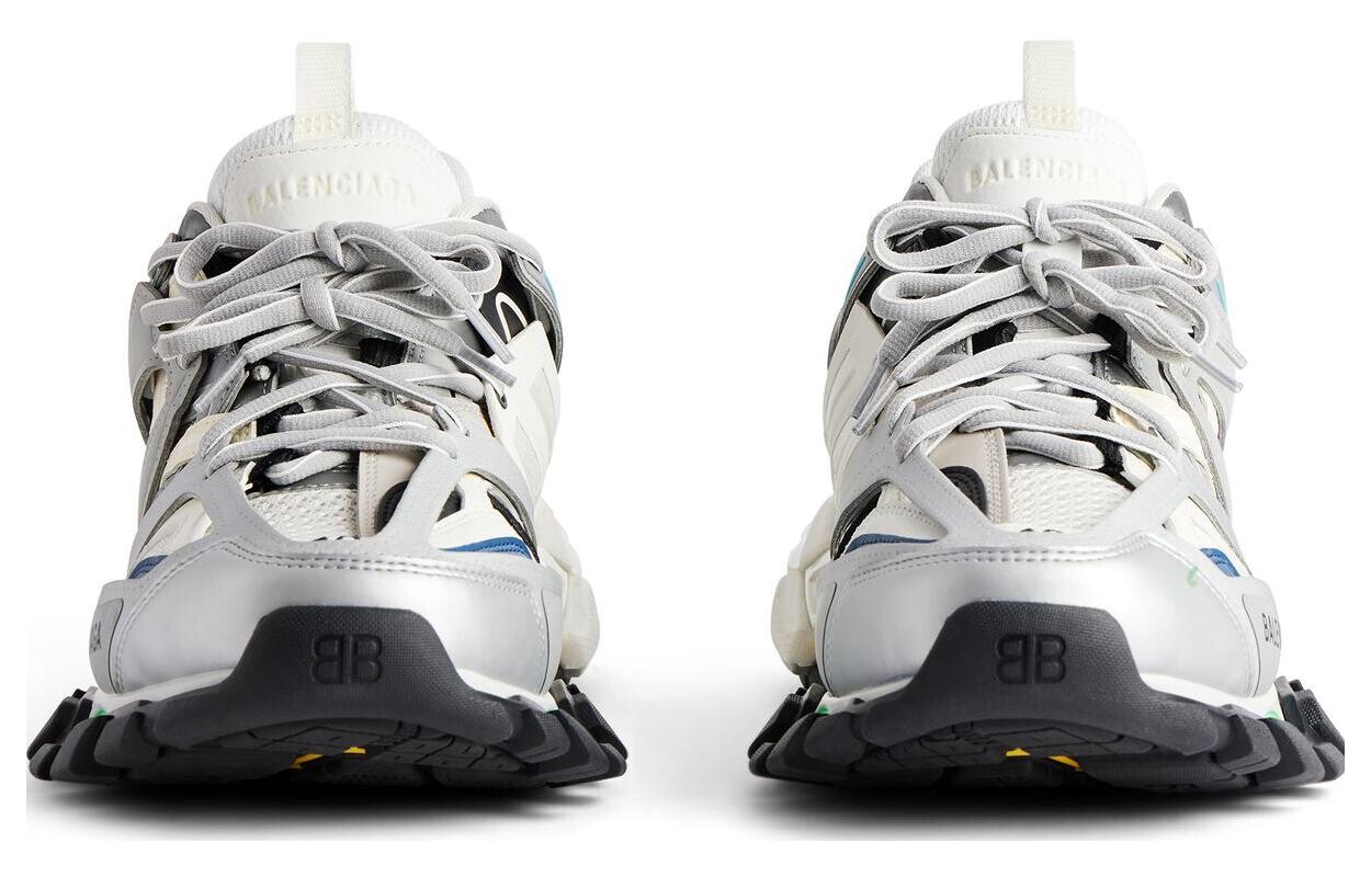 Кроссовки женские Balenciaga Track, серый / синий — фото 3