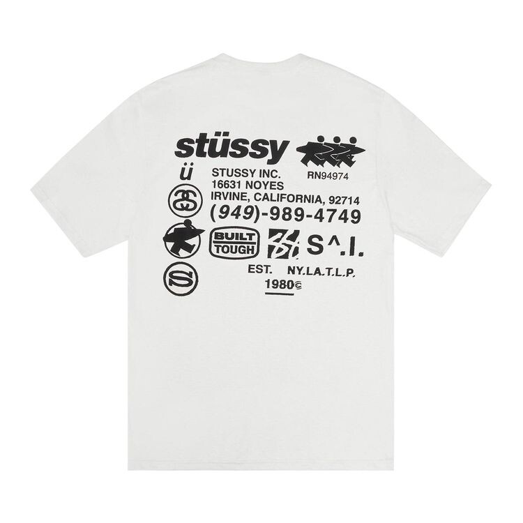 Футболка Stussy Pigment Dyed DNA Tee Natural, кремовый — фото 2